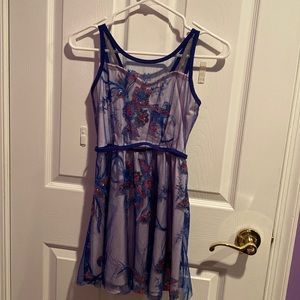 Dance costume in blue